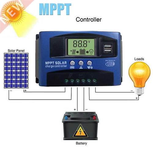 Solar MPPT 100A 60A 50A 40A 30A Charge Controller Dual SB LC