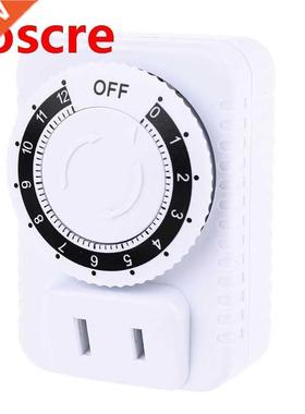 35ED AC 110V 12 Hour Mechanical Plug Switch Timer Socket for