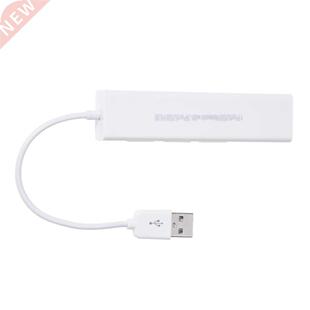 USB Adapter Coupler 3 Port Hub Ethernet RJ45 10 / 100Mbps