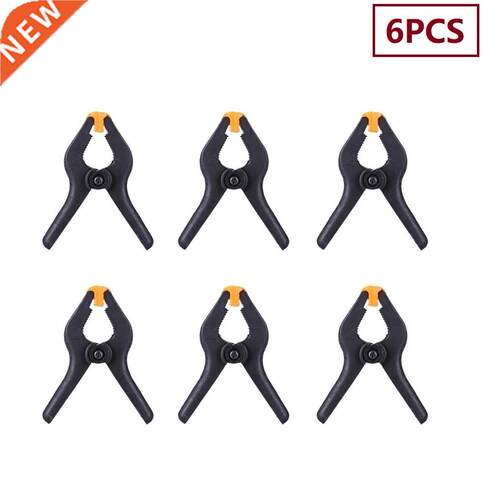 6Pcs 3 Inch Woodworking Spring Clamps Plastic Nylon Toggle C