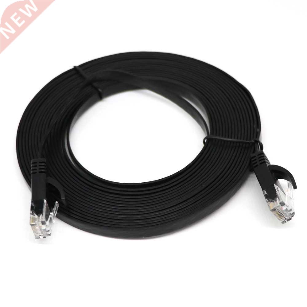 5M RJ45 CAT6 Ethernet Network LAN Cable Flat UTP Patch Route