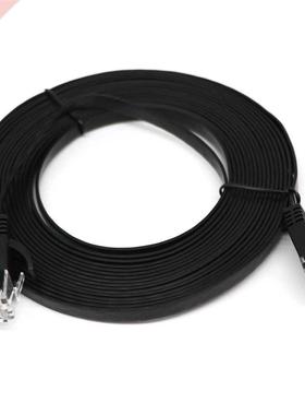 5M RJ45 CAT6 Ethernet Network LAN Cable Flat UTP Patch Route