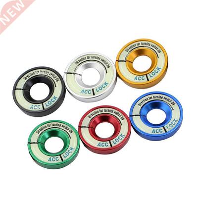 Luminous Car Ignition Key Lock Keyhole Decoration Ring for V