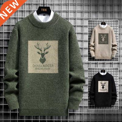 2022 Spring Vintage Sweaters Oversized Mens Knitted Sweater