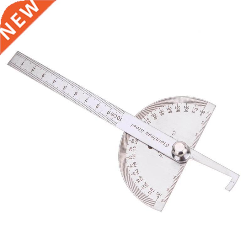 Protractor Angle Ruler Stainless Steel Round Head Digital An
