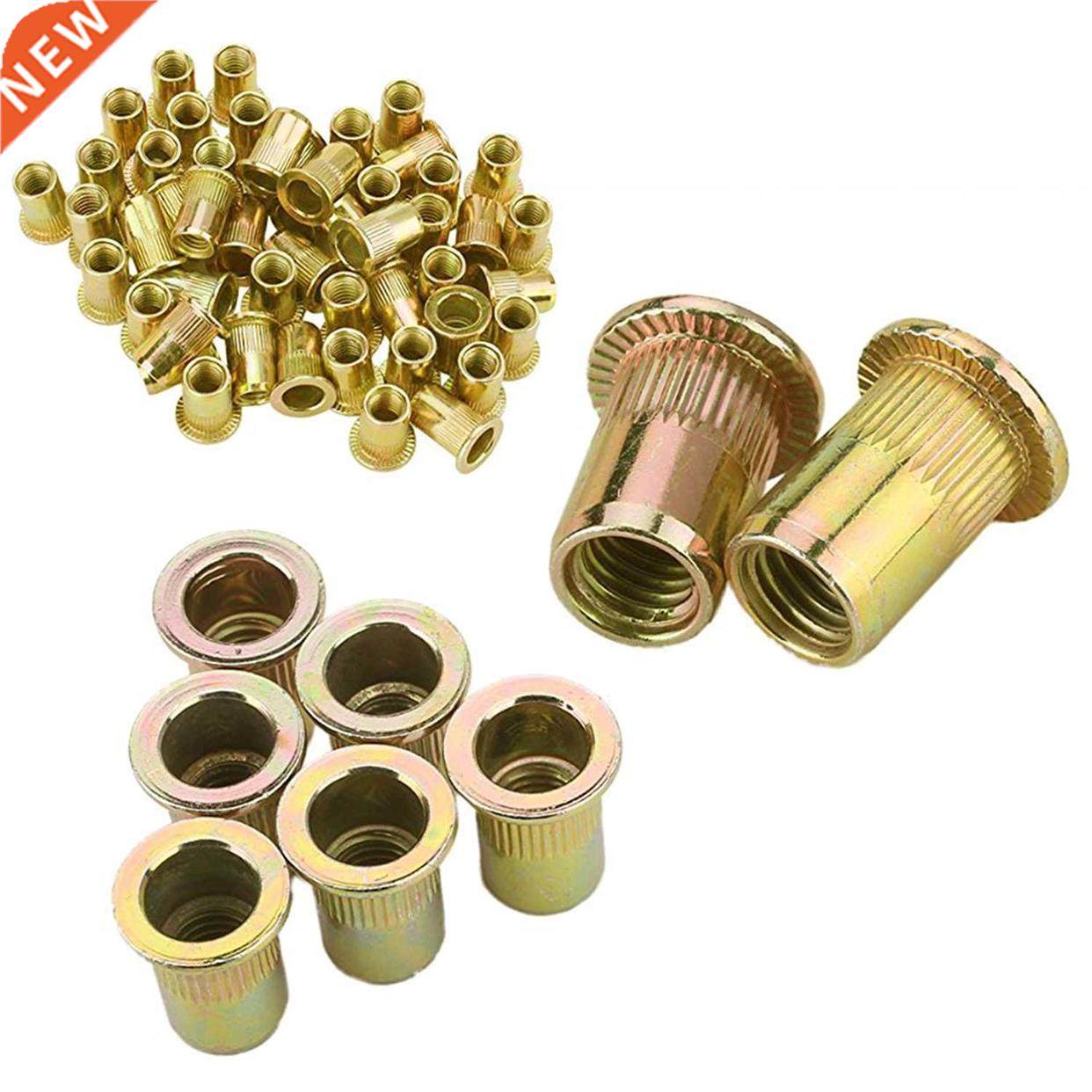 50 pcs m10/m12/m8/m5/m6/m4/m4 flat head rivet nut furniture