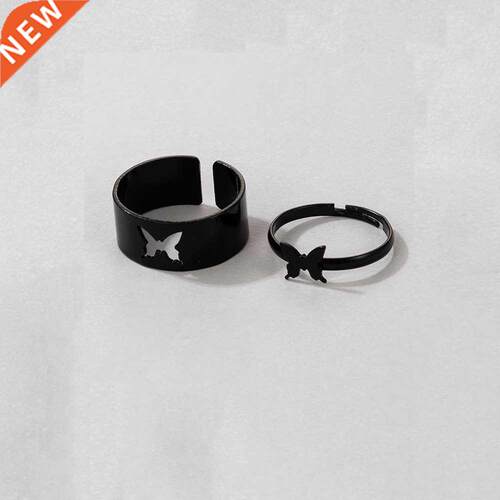 Vintage Simple Animal Butterlfly Star Moon Heart Open Rings