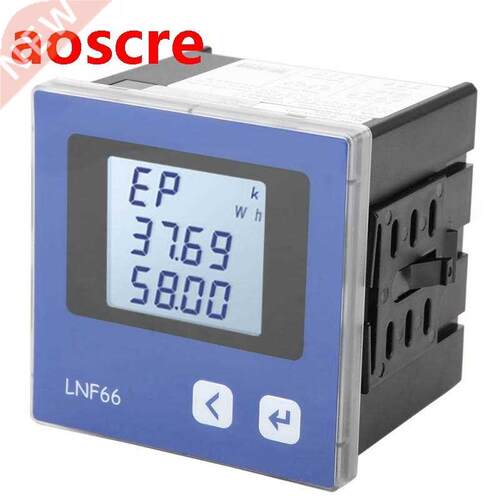 Digital 3-phase Voltage Ammeter LNF66 Digital LCD Display Th