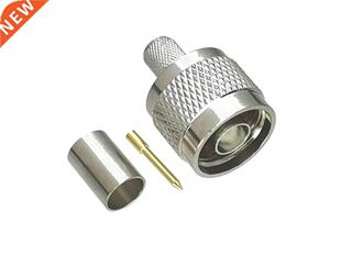 10Pcs Connector N Male Plug Crimp RG5 RG6 LMR300 Cable RF Ad