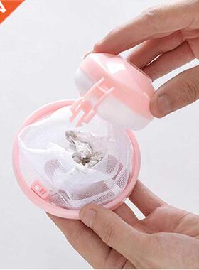 Discs Dirty Fiber Collector Filter Mesh Pouch Washing