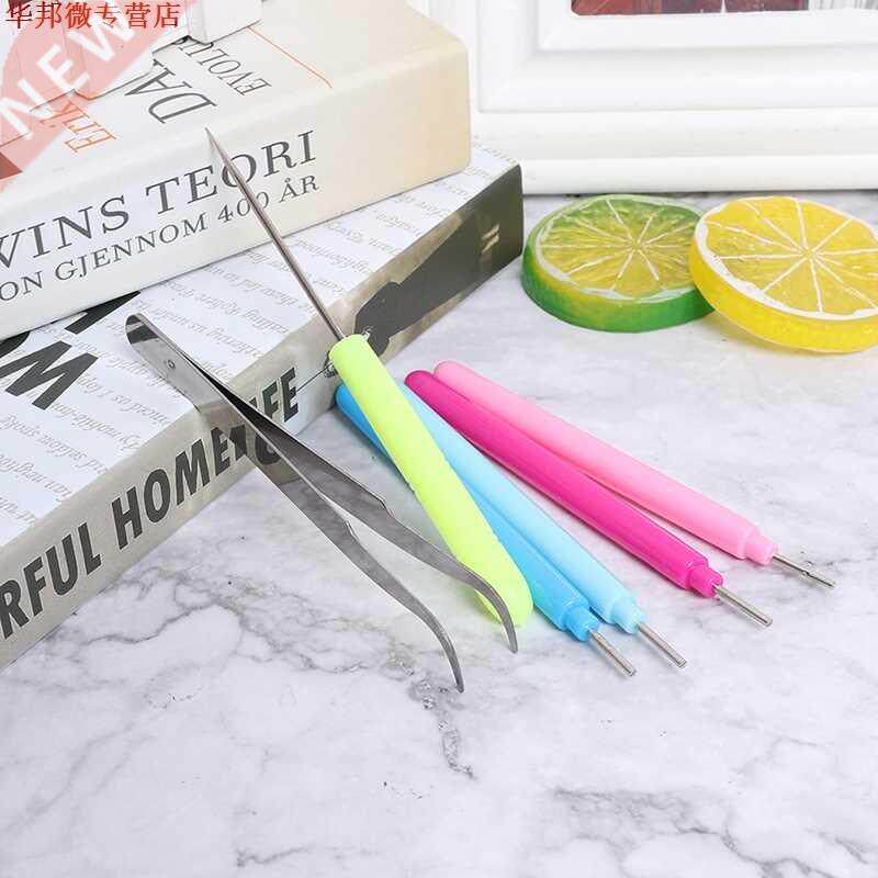 6 pièces pince à épiler Quilling aiguil