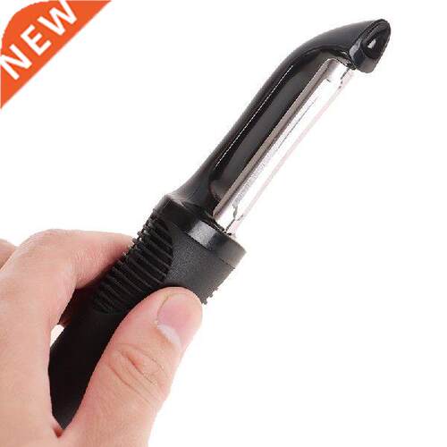 Black 1PCS Vegetable Peelers Stainless Steel Swiveling Twin