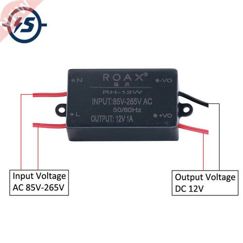 Power Module AC 85V-265V to 12V 1A Isolated DC Switch Step-D