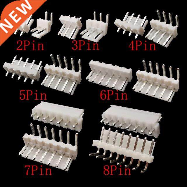 50Pcs VH 3.96mm 2/3/4/5/6/7/8P Housing Terminal Pin Header C