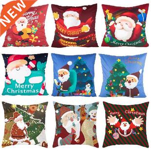 Christmas Pillowcase Holiday Decoration Throw Pillow Home