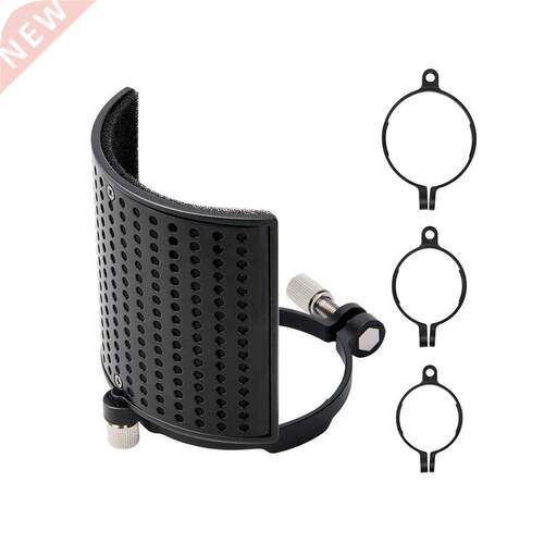 Microphone Pop Filter Shield Filter Screen Metal Mesh Three