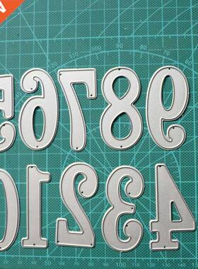 Big Digital Set Die Cut Numeral Metal Cutting Dies Stencil S