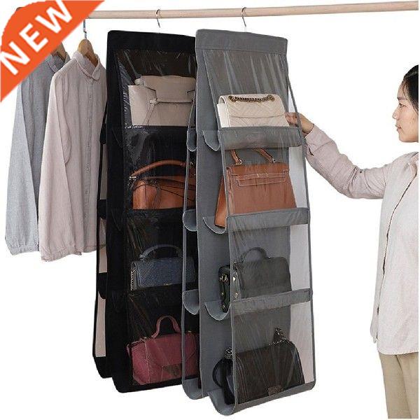 8Pocket Hanging Handbag Organizer for Wardrobe Closet
