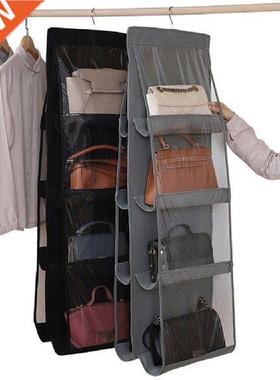 8Pocket Hanging Handbag Organizer for Wardrobe Closet
