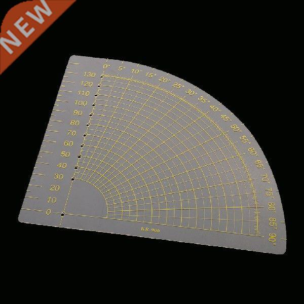 18x16cm Sector Shape Plastic Quilt Quilting Ruler Patchwork