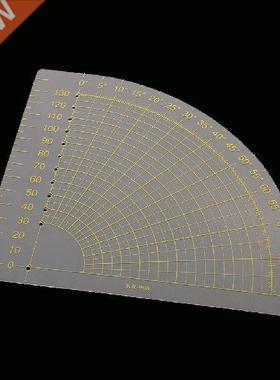 18x16cm Sector Shape Plastic Quilt Quilting Ruler Patchwork