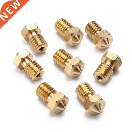8 pcs / 3D printer nozzle nozzle hole 0.2mm, 0.3mm, 0.4mm, 0