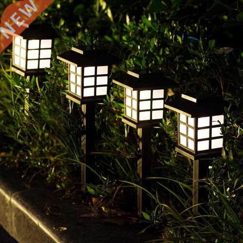 Led Houses Solar Pathway Lights Waterproof Lawn Lamp