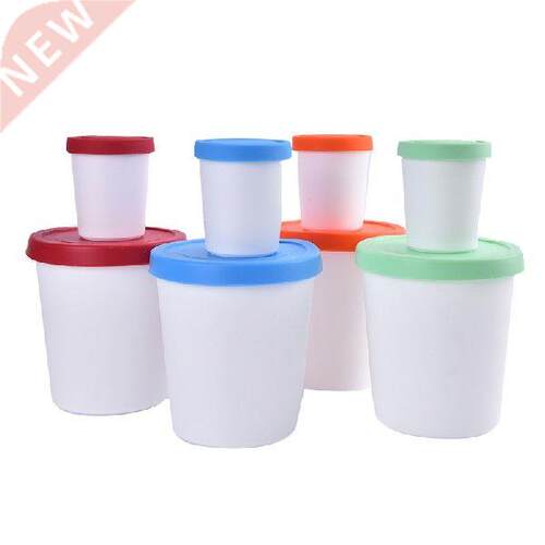 Ice Cream Containers Cup Reusable Freezer Storage Tubs With