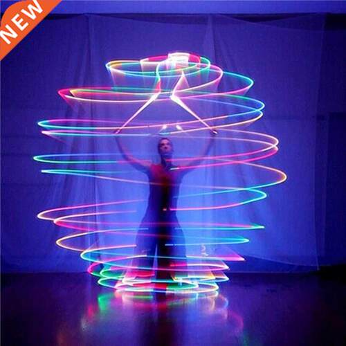 LED POI Ball Glowing Belly Dance Level Hand Thrown Balls Yog