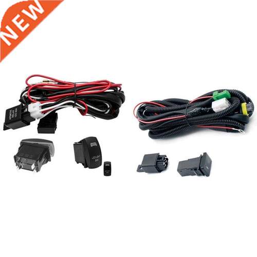 1 Set Wiring Harness Wire + Switch With Led Indicators &