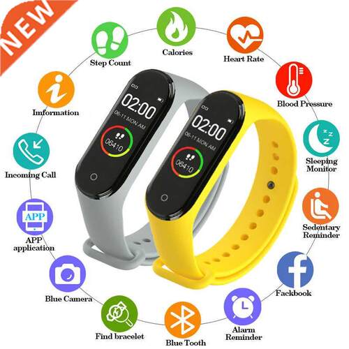 Sports Watch Pedometer Waterproof Smart Color Screen M4 Watc