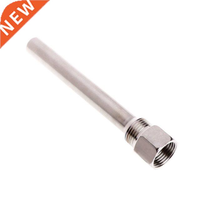 Stainless Steel Thermowell 1/2 NPT Threads 130mm Long For T