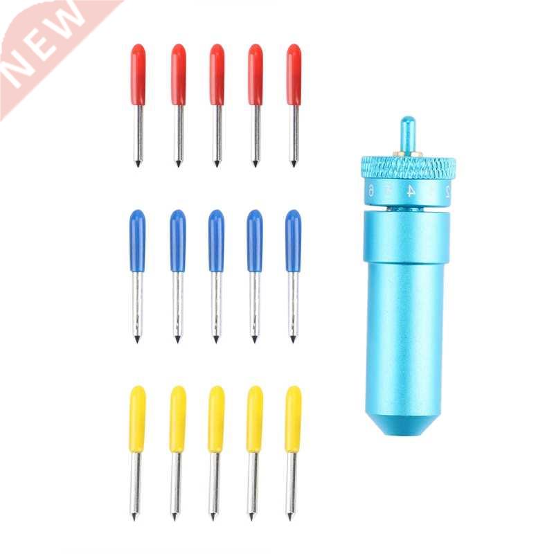 15Pc 30/45/60 Degree Plotter Cutter Blade Holder for Silhoue