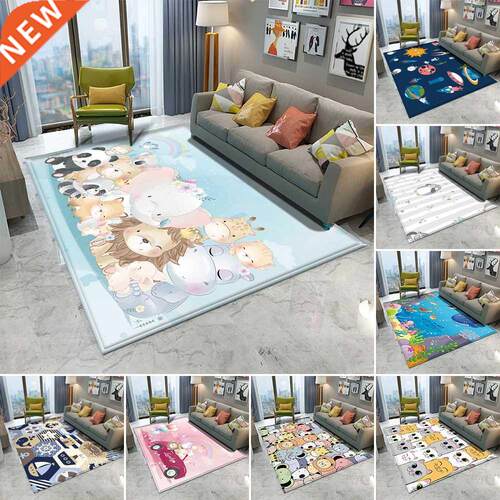 2021 Alfombra High Children Flannel Carpet Rug Animal Game L