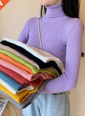 2021 New Woen&ap;#39;s Autun Winter Turtleneck Pullovers Swe