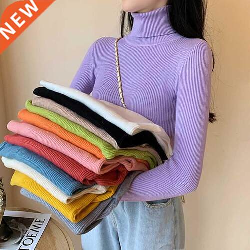 2021 New Woen&ap;#39;s Autun Winter Turtleneck Pullovers Swe