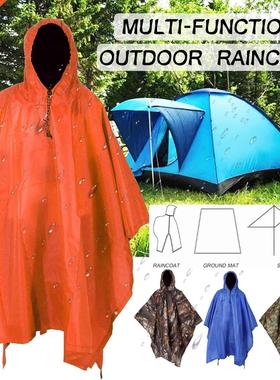 Multifunctional Camo Raincoat Military Impermeable Waterpro