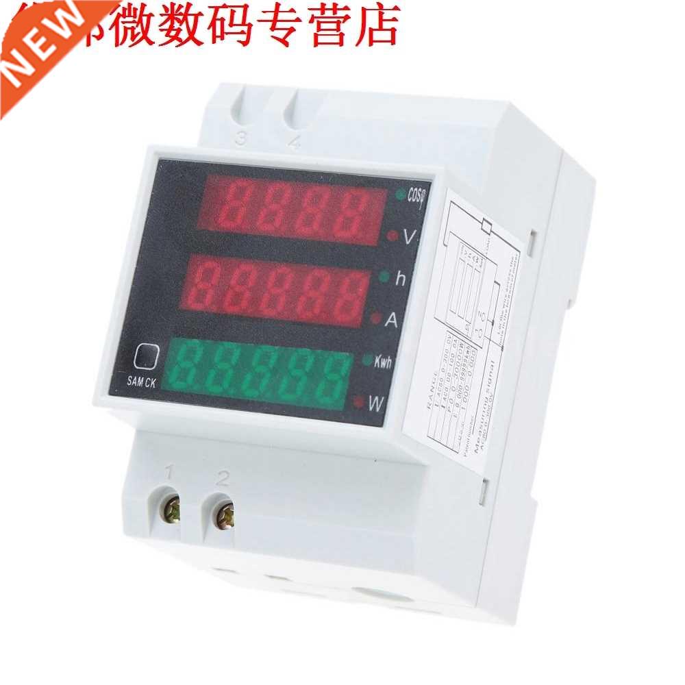 AC80-00V 0-100A Din Rail multifunctionele meter