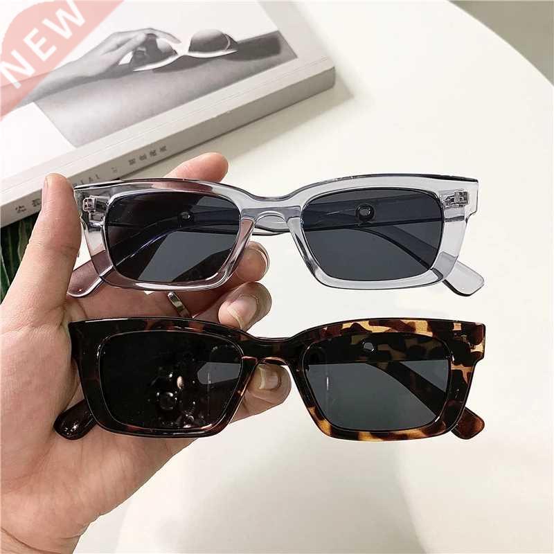 2022 New Women Rectangle Vintage Sunglasses Brand Designer R