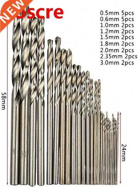 25 Pcs Hss Micro Twist Drill Bit Set 0.5mm~3mm High Speed St