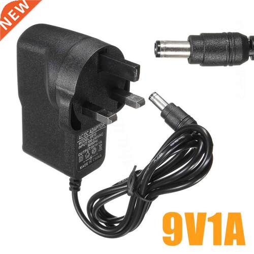 Mayitr 1pc DC 9V 1A Intelligent Charger 5.5x2.1mm UK Plug Ad