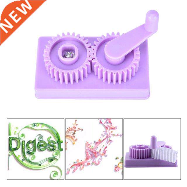 Purple Plastic Paper Quilling Crimper Machine Crimping paper
