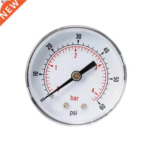 0-60psi 0-4bar manomètre Axial baromètre cadran manomètre