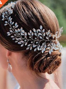 Rhinestone Headbands For Women Wedding Hair Accessories Brid