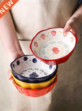 Japanese fruit salad bowl cute dessert bowl breakfast bowl