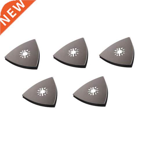 5 Pcs Triangul Black Sanding Disc Oscillating Multi-tool H