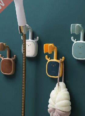 Cute Shower Storage Rack Punch-free Universal Shaking Head