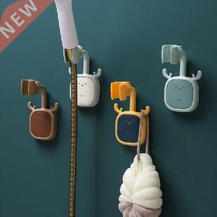 Cute Shower Storage Rack Punch-free Universal Shaking Head