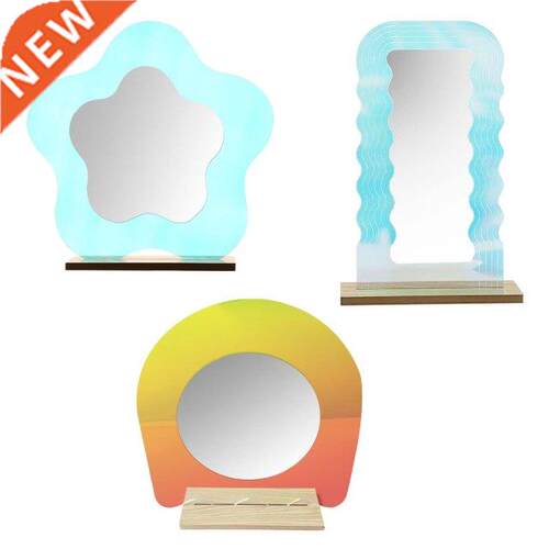 eup Mirror Desk Vanity Mirror Frameless for Desktop Lady