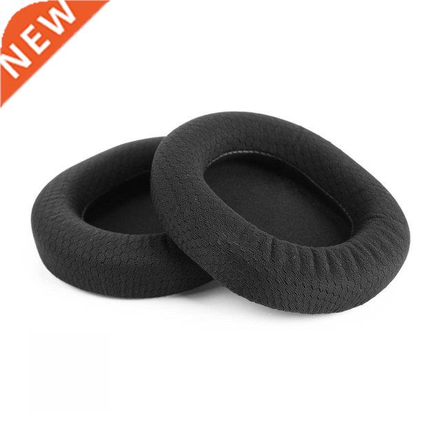 1 Pair Replacement Fabric Earpads Cushions Memory Sponge Ear